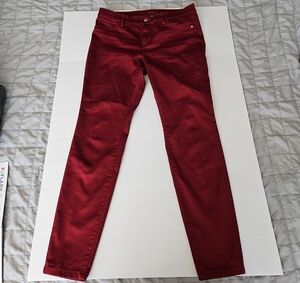New York & Company Soho Cranberry Red Pants